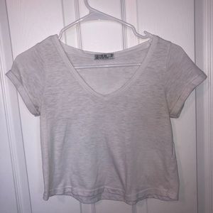 cotton on white crop top